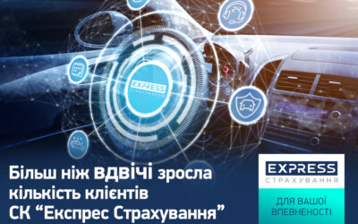 Сума залучених премій СК «Експрес Страхування» в січні-лютому 2024 року досягла 122,4 млн грн